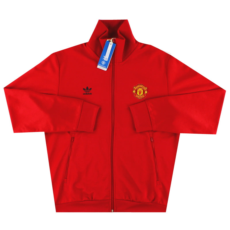 2023-24 Manchester United adidas Essential Trefoil Jacke *mit Etiketten* L