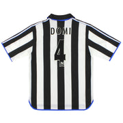 1999-00 Newcastle adidas Heimtrikot Domi #4 *Neuwertig* L
