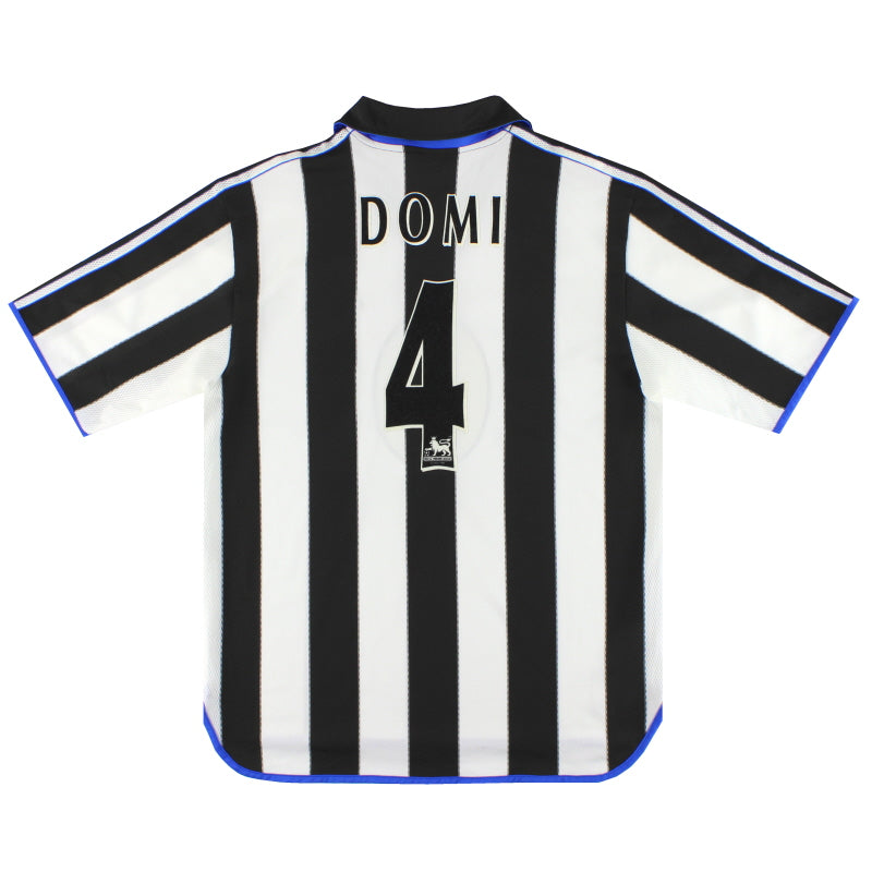 1999-00 Newcastle adidas Heimtrikot Domi #4 *Neuwertig* L