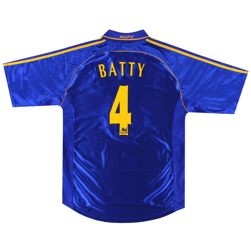 1998-99 Newcastle adidas Auswärtstrikot Batty #4 XL