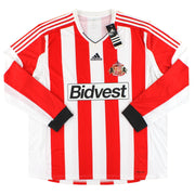 2013-14 Sunderland adidas Heimtrikot L/S *neu mit Etikett* XXXL