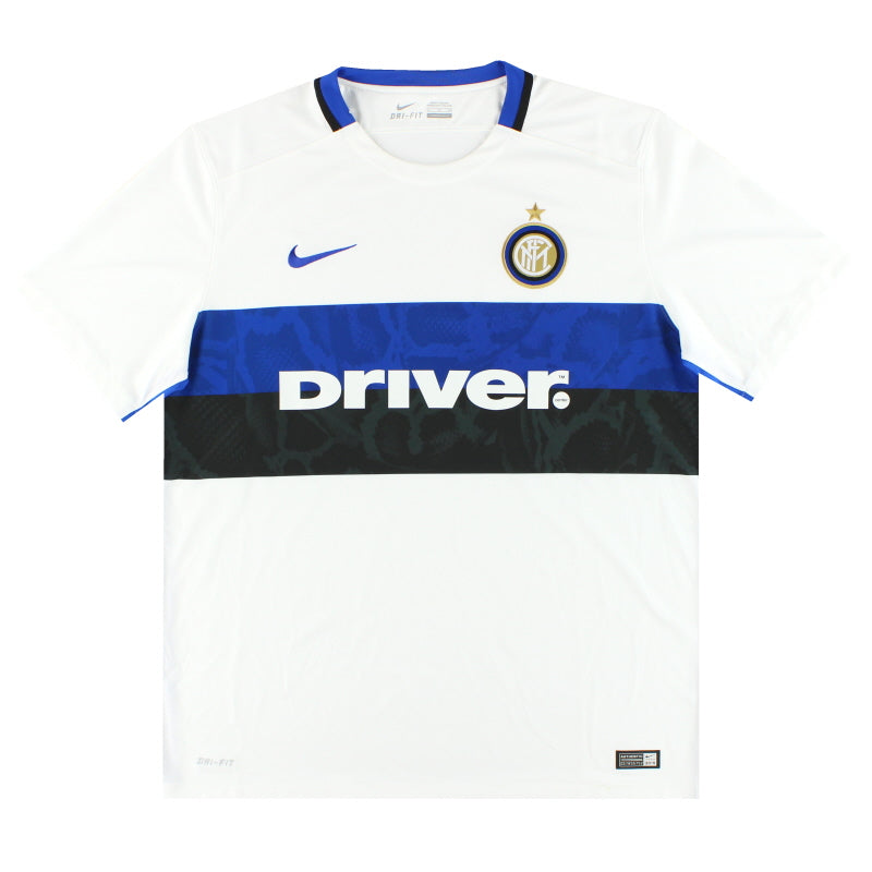 2015-16 Inter Mailand Nike Auswärtstrikot *Neuwertig* XL