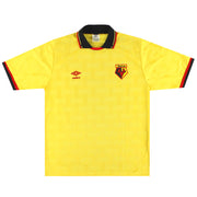 1989-91 Watford Umbro Heimtrikot L