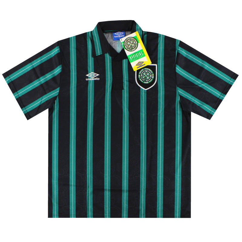 1992-93 Celtic Umbro Auswärtstrikot *m/Etikett* XL