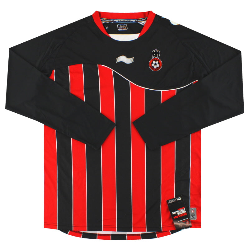 2011-12 Nizza Burrda Heimtrikot Langarm *mit Etiketten* XXL