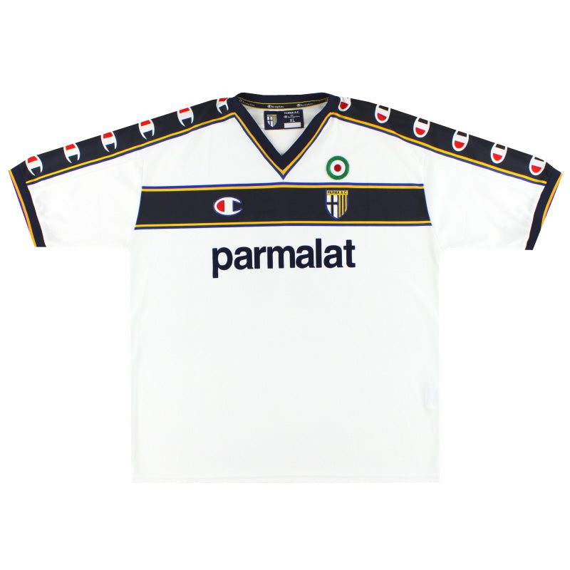 2002-03 Parma Auswärtstrikot Meister #20 XL