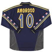 2000-01 Parma Champion Drittes Trikot Amoroso #10 Langarm XL