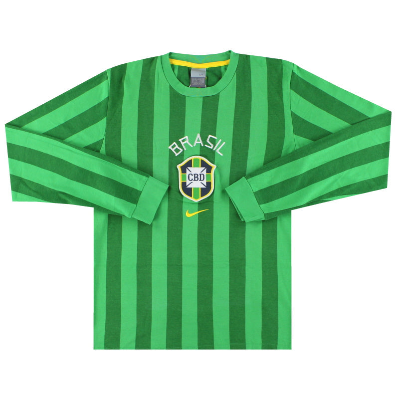 2002-03 Brasilien Nike T-Shirt L/S *Neuwertig* M