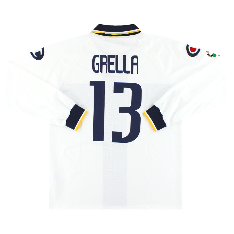 2005-06 Parma Champion Heimtrikot L/S Grella #13 *Neuwertig* XL