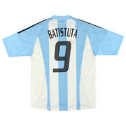 2002-04 Argentinien adidas Heimtrikot Batistuta #9 L