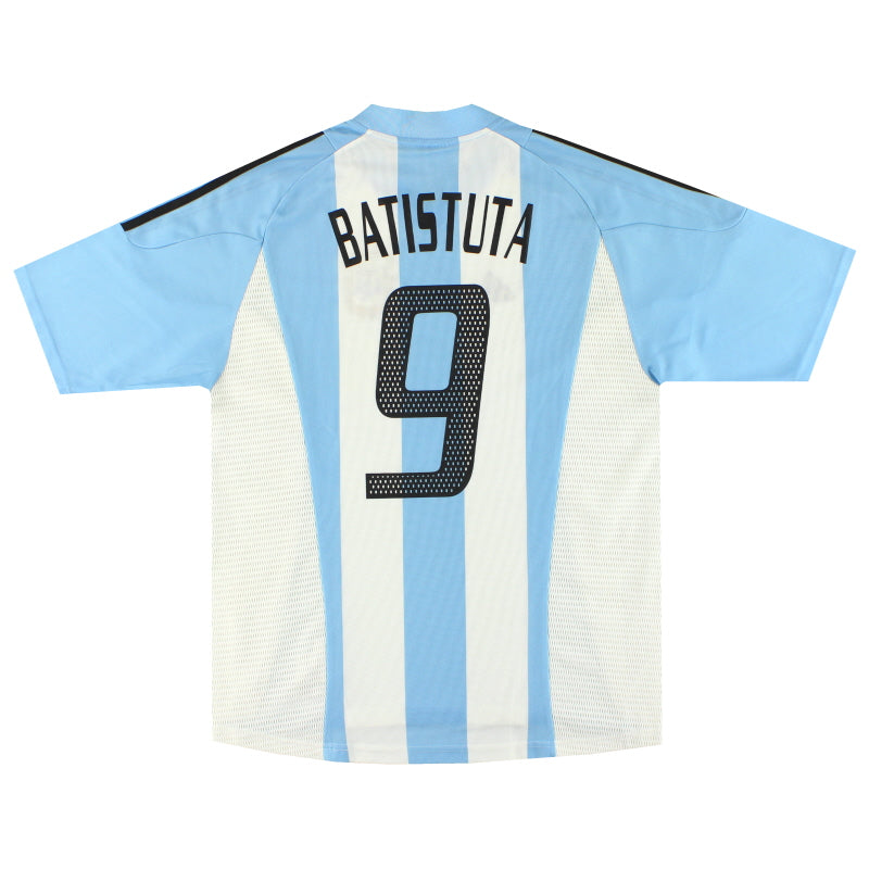2002-04 Argentinien adidas Heimtrikot Batistuta #9 L