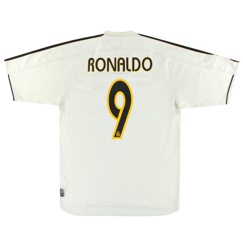 2003-04 Real Madrid adidas Heimtrikot Ronaldo #9 M