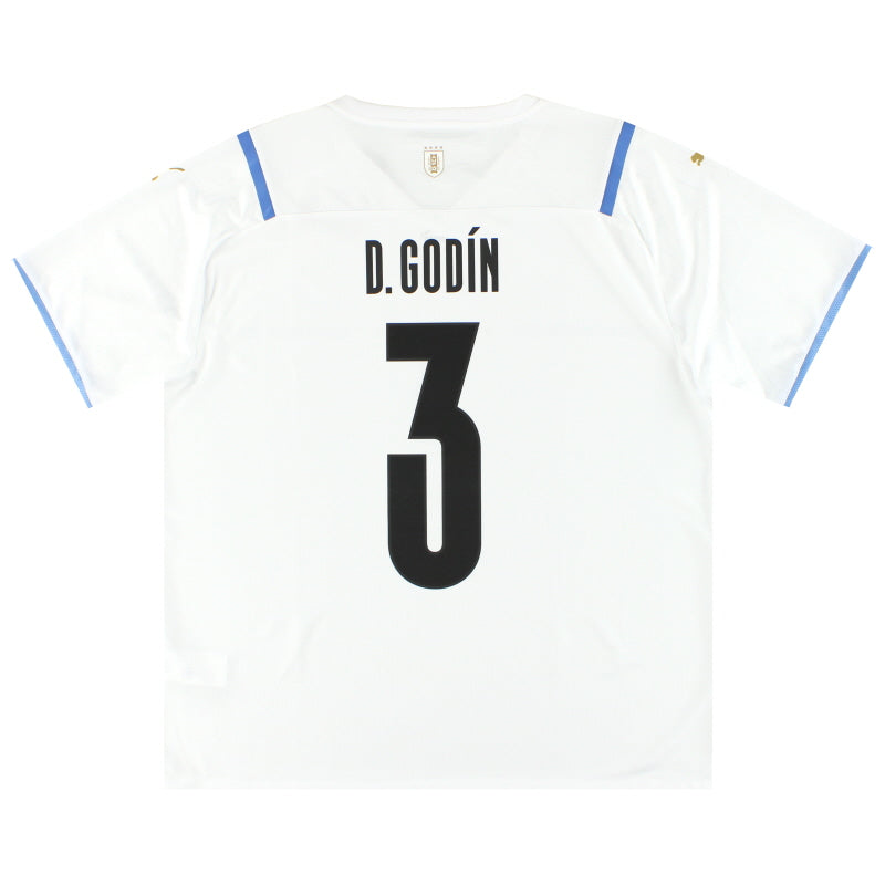 2021-22 Uruguay Puma Auswärtstrikot D.Godin #3 *Neu mit Etikett* XL