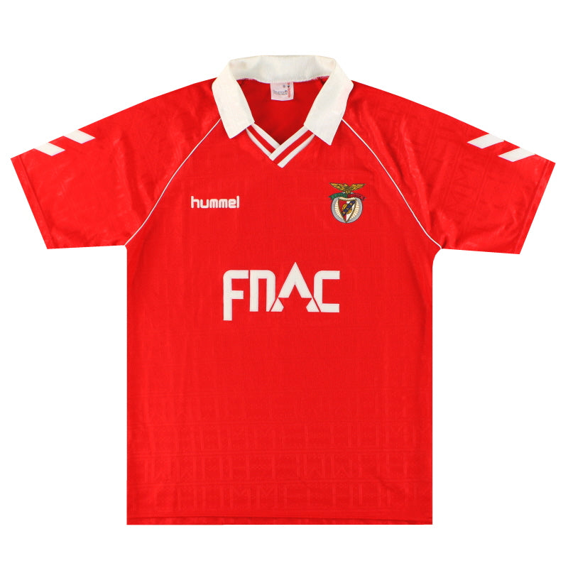 1990-91 Benfica Hummel Heimtrikot XL