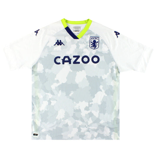 2020-21 Aston Villa Kappa Kombat Third  Shirt XXXL