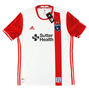 2017 San Jose Earthquakes adidas Player Issue Auswärtstrikot *mit Etiketten* XL