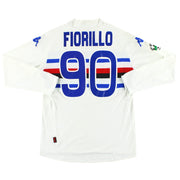 2007-08 Sampdoria Kappa Auswärtstrikot Fiorillo #90 XL
