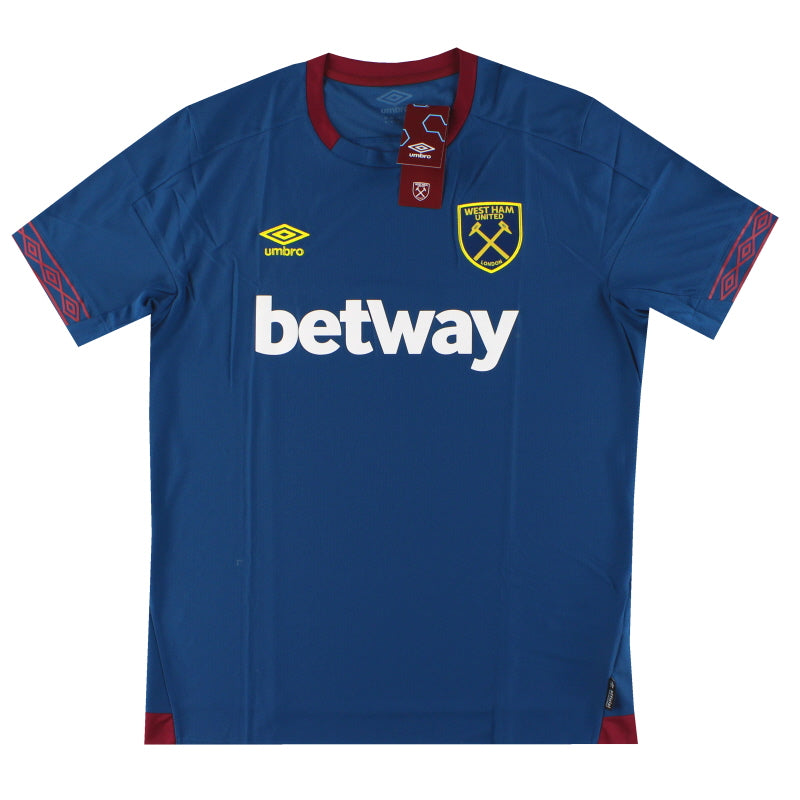 2018-19 West Ham Umbro Auswärtstrikot *m/Etikett* XL
