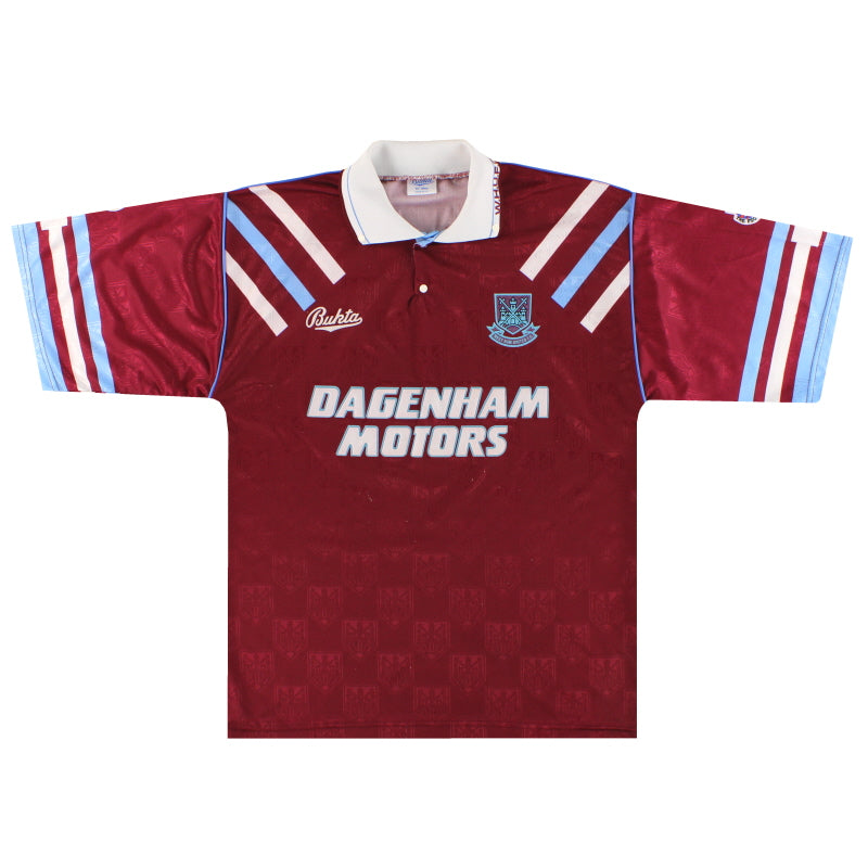 1992-93 West Ham Bukta Heimtrikot L