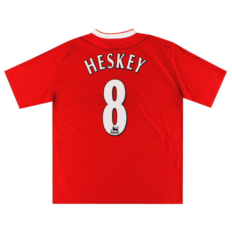 2002-04 Liverpool Reebok Heimtrikot Heskey #8 *Neuwertig* XL
