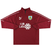 2017-18 Burnley Puma Player Issue 1/4 Zip Trainings-Top #14 M