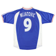 2000-01 Jugoslawien adidas Heimtrikot Mijatovic #9 *Neuwertig* M