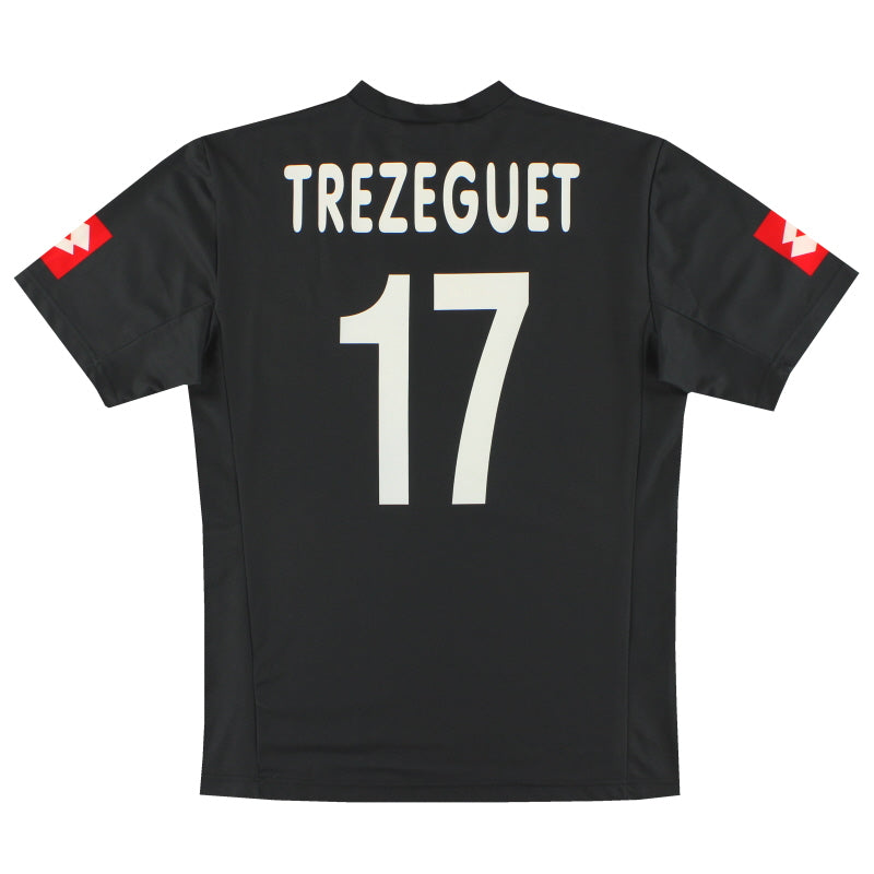 2001-02 Juventus Lotto CL Auswärtstrikot Trezeguet #17 *Neuwertig* L