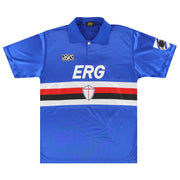 1992-94 Sampdoria Asics Heimtrikot #4 L