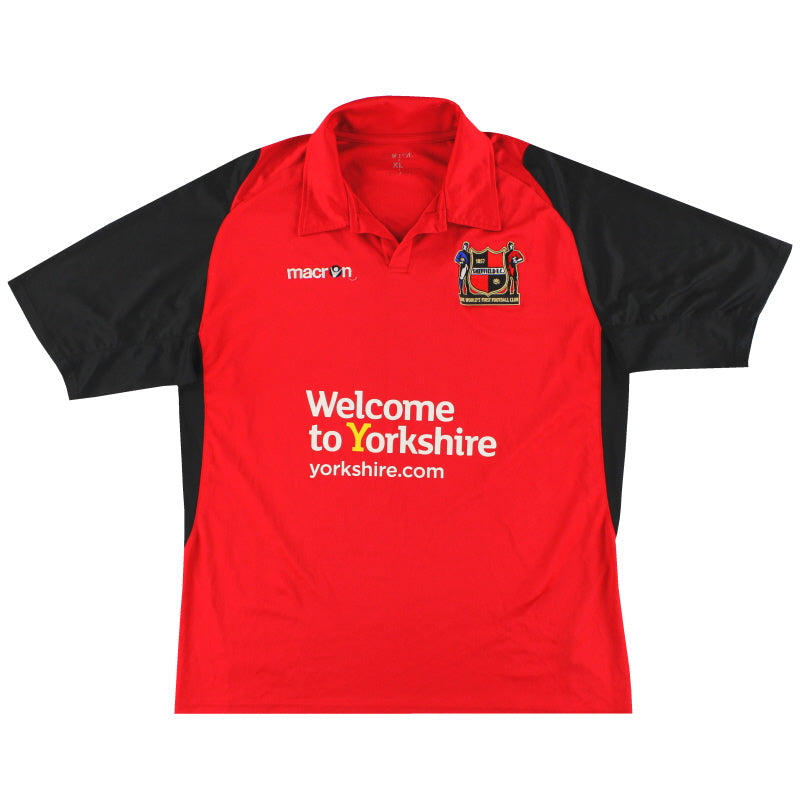 2010-11 Sheffield F.C Macron Heimtrikot #6 XL