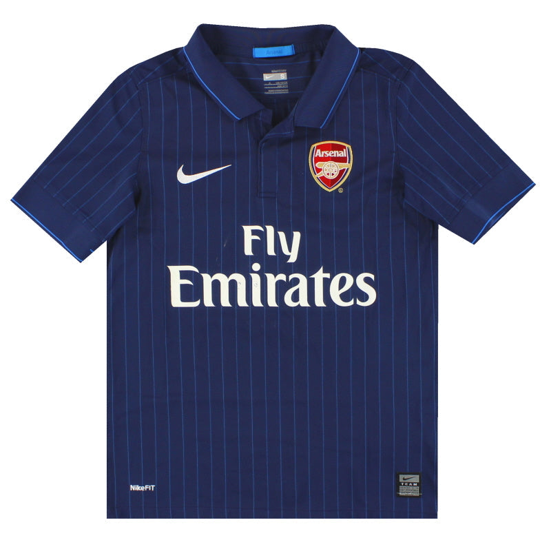 2009-10 Arsenal Nike Auswärtstrikot Kinder S