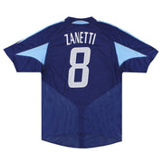 2004-05 Argentinien adidas Auswärtstrikot Zanetti #8 L