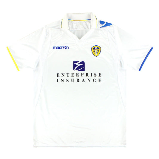 2011-12 Leeds Macron Home Shirt S