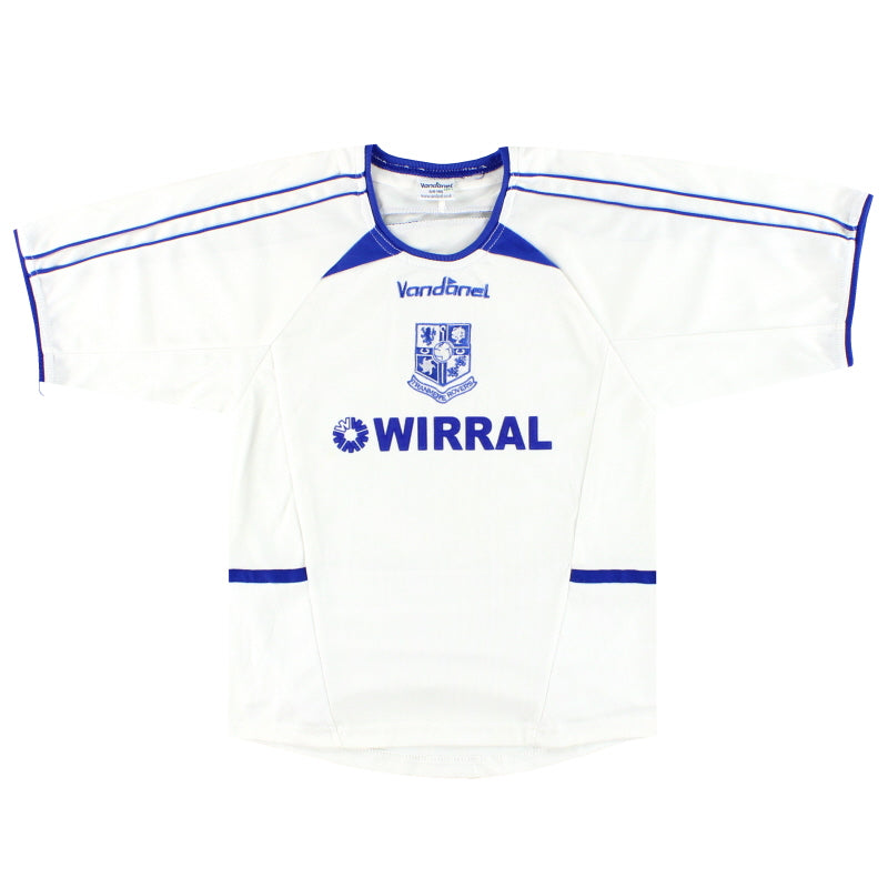 2004-05 Tranmere Rovers Vandanel Heimtrikot Gr. Y