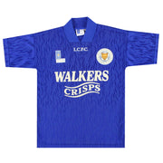 1992-94 Leicester Fox Leisure Heim Trikot Thompson #8 Y