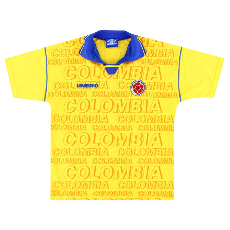 1995-96 Kolumbien Umbro Heimtrikot J