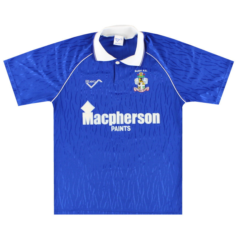 1991-92 Bury Ribero Drittes Trikot S