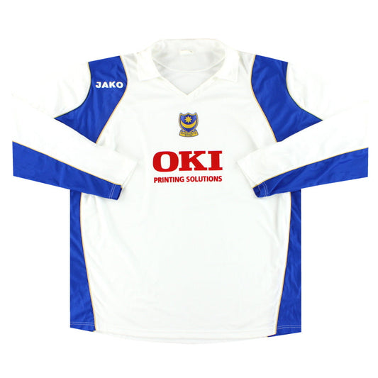 2006-07 Portsmouth Jako Away Shirt L/S *Mint* XXL