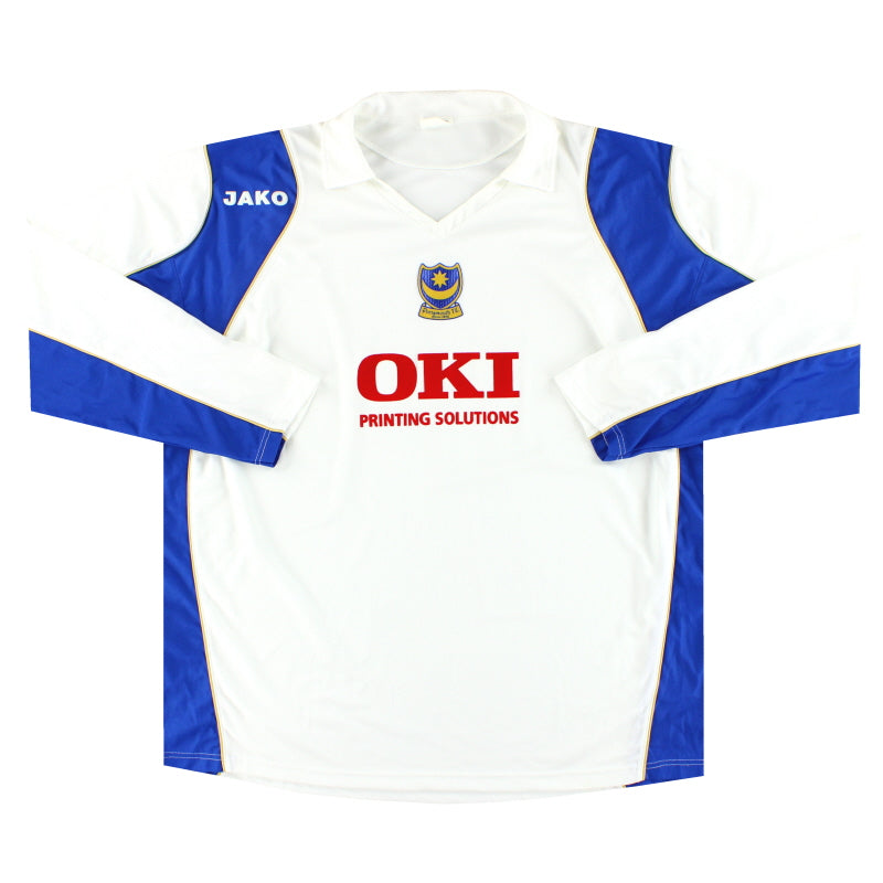 2006-07 Portsmouth Jako Auswärtstrikot L/S *Neuwertig* XXL