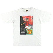 1996-99 Manchester United 'Solskjaer' Grafik-T-Shirt XL