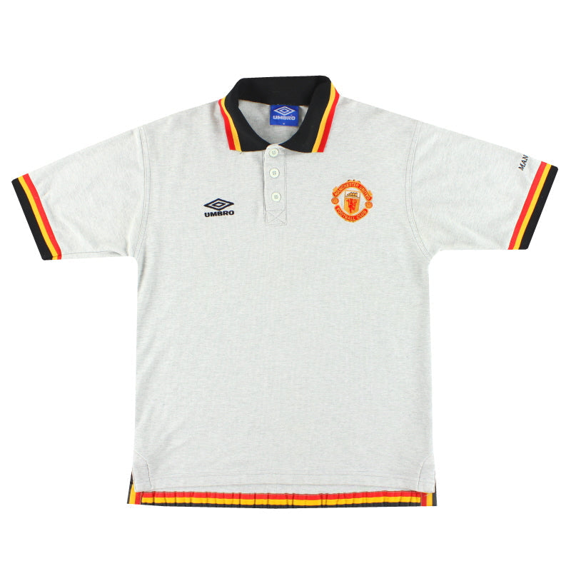 1996-97 Manchester United Umbro Poloshirt M
