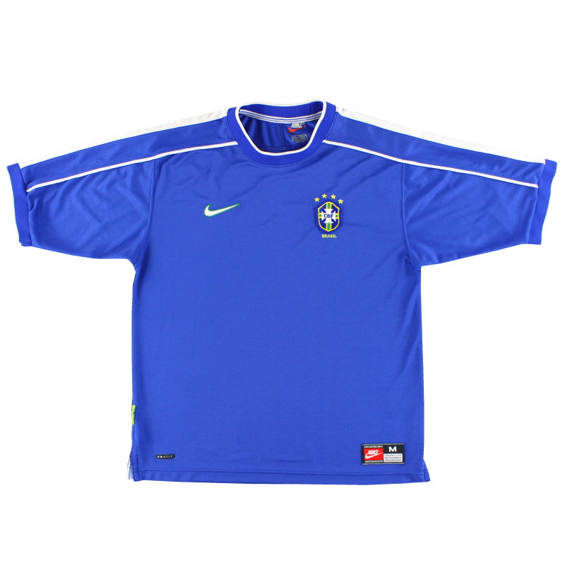 1998-00 Brasilien Nike Auswärtstrikot M