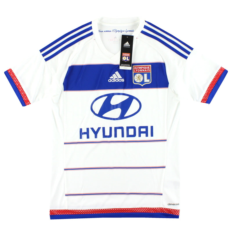 2015-16 Lyon adidas Heimtrikot *m. Etiketten* XS