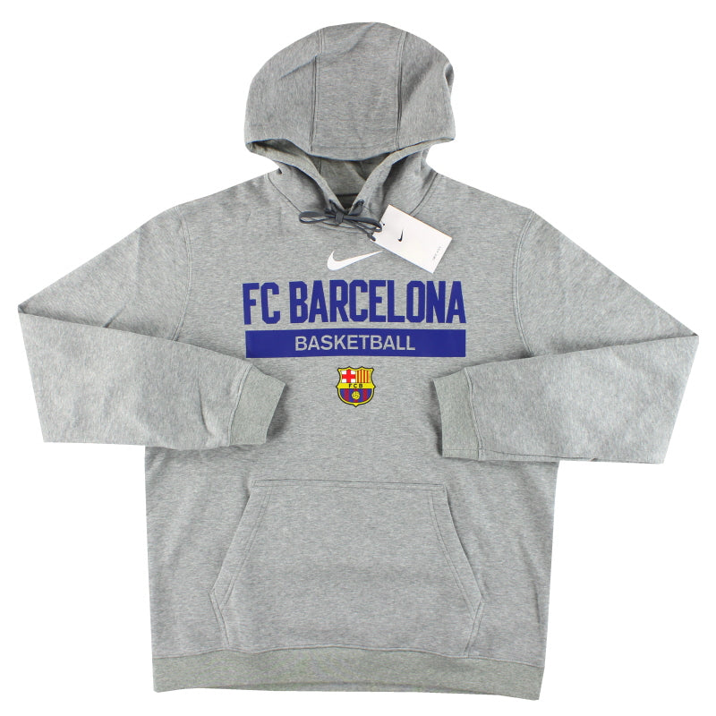 2023-24 Barcelona Nike Club Fleece Basketball Hoodie *mit Etiketten* L