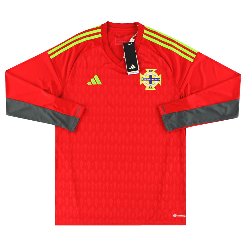 2022-23 Nordirland adidas Torwarttrikot Langarm *BNIB*