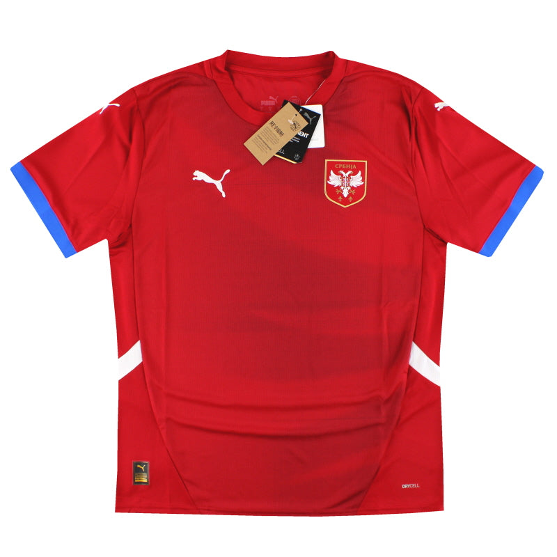 2024-25 Serbien Puma Heimtrikot *m/Etiketten* L