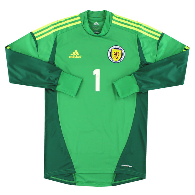2012 Scotland adidas Formotion Player Issue Goalkeeper Shirt #1 *As New* XL