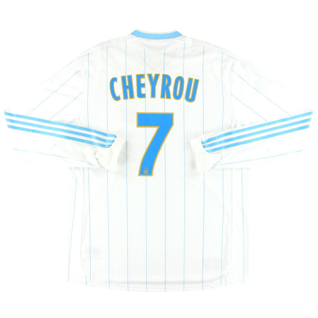 2009-10 Olympique Marseille adidas Player Issue Home Shirt Cheyrou #7 L/S *w/tags* XL