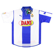 1998-99 Espanyol Puma Heimtrikot *mit Etikett* XL