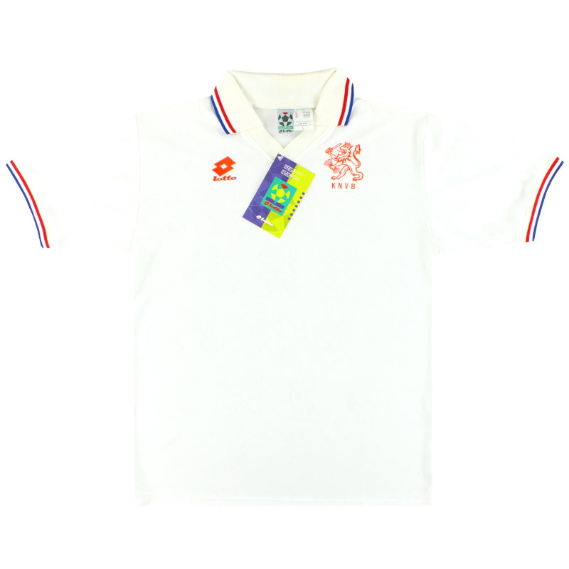 1992-94 Niederlande Lotto Auswärtstrikot *mit Etikett* L
