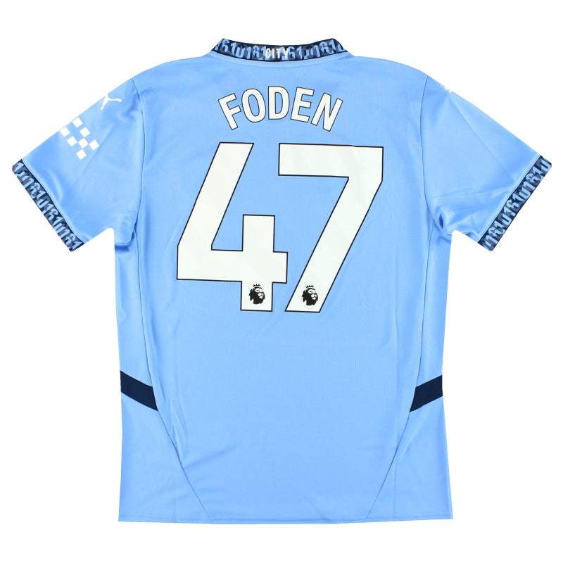 2024-25 Manchester City Puma Heimtrikot Foden #47 *mit Etiketten* M